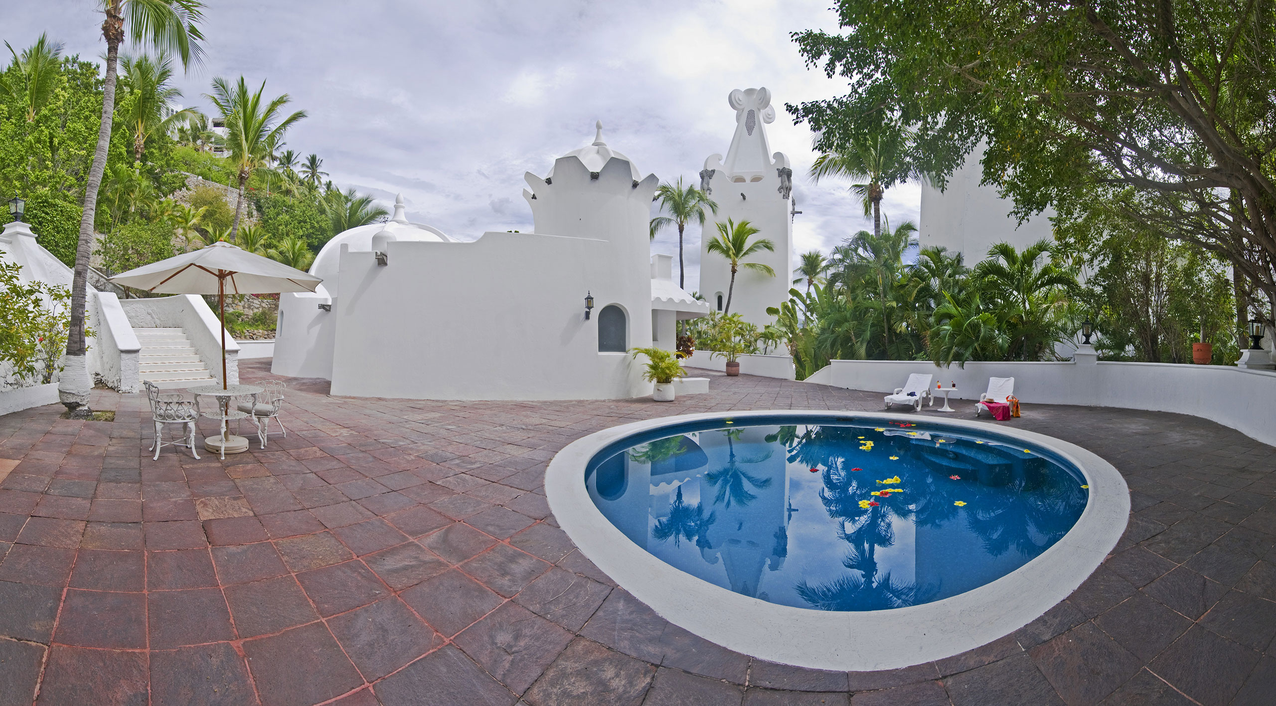 Presidential suite pool at Hotel Las Hadas by Brisas