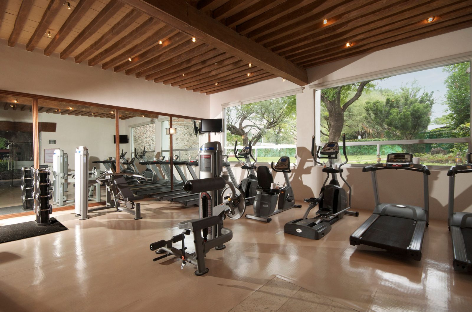 Gimnasio actividades Hotel Hacienda Jurica by Brisas Queretaro